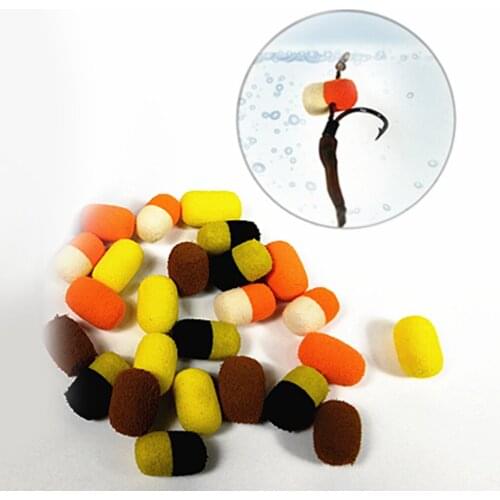 1 Box EVA Pop Up Boilies with Box Carp Fishing Baits Floating Ball Beads Lures Eco Friendly Reusable Lures Tools