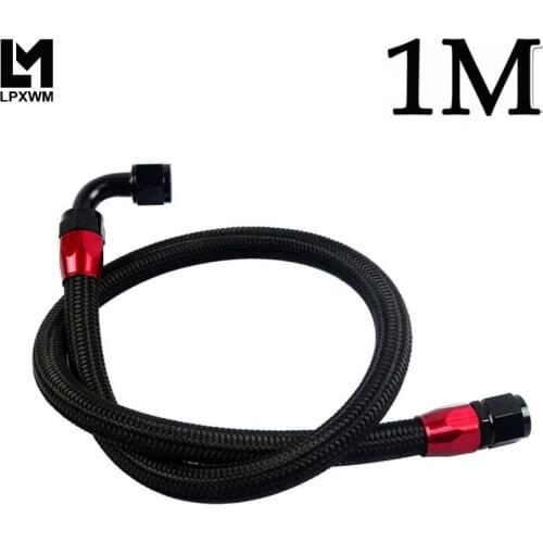 1Meter 10 AN AN10 Fuel Oil Line+AN10 Straight AN Swivel Fitting+90 Degree Swivel Fitting