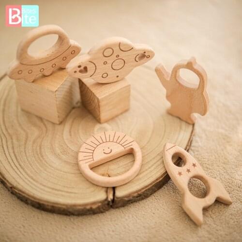 1PCS Baby Teether Beech Planet Teether Childrens Teeth Relief Oral Care NO BPA 100% Non-toxic Safe Pendant Teething Toys