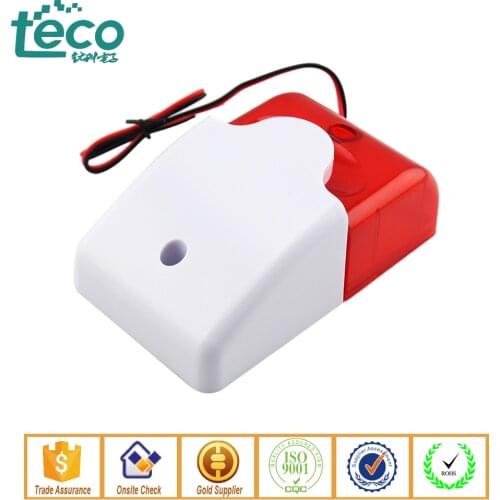 1Pcs Strobe Siren 12V Security Sound Light Alarm TPS-120