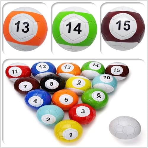 3# Gaint Snook Ball Snookball Snooker Billiards Soccer 8 Inch Game Huge Pool Football Include Air Pump Soccer Toy Poolball