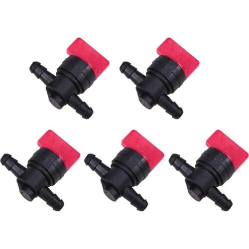5pcs 1/4" Carburettor Fuel Tap Switch Gas Fuel Shut Off Valve Control for Motorcycle ATV Quad Mini Moto Dirt Bike