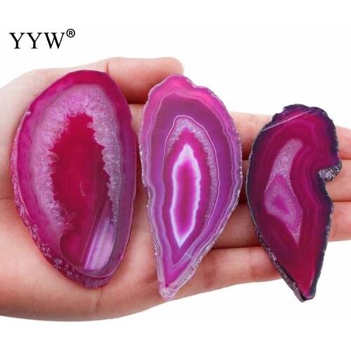 5pcs Natural Onyx Charms Stone Slice No Hole Multi Color Big Irregular Large Stone Quartz Wholesale Blank Agat Place Cards