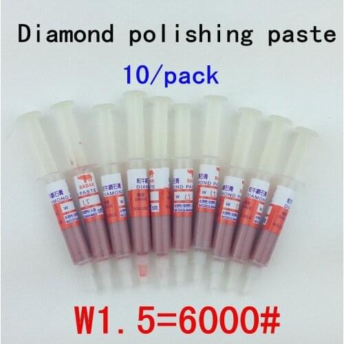 Free shipping 100 / pack diamond polishing paste . Mode of transport: HK EMS .W1.5=6000