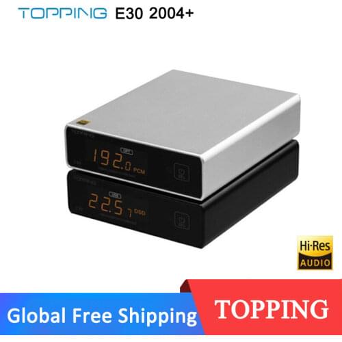 TOPPING E30 DAC AK4493 XU208 32bit/768k DSD512 Touch Operation with Remote Control Hi-Res Decoder
