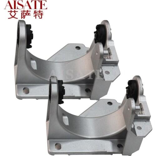 2pcs For Land Rover Discovery 3 Air Suspension Compressor Mount Bracket Air pump Carrier Part Mounting Bracket RQU500064