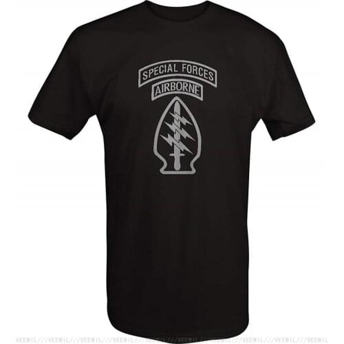 OS Special Forces Airborne Tabs Military T-Shirt Summer Hip Hop Casual Cotton Confortable Tops Tee