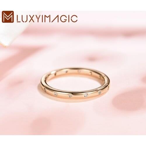 Luxyimagic Women's Gold Rings