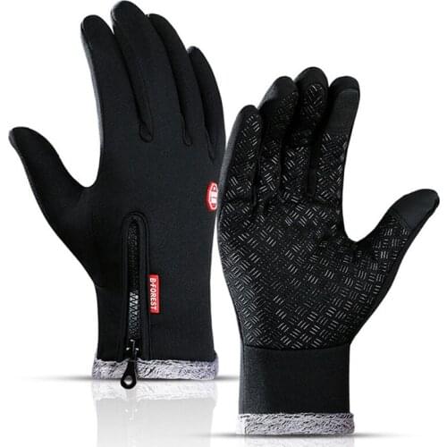 Outdoor Fishing Waterproof Mens Gloves Touch Screen Women Sport Ridding Windproof Breathable Non-Slip Gloves Lady Ski Autumn