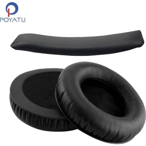 POYATU K545 Earpads Headphone Ear Pads For AKG K540 K845 K845BT Headband Headphone Head Band Cushion Cover Earmuff Earpads