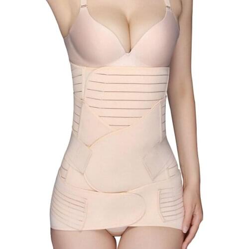 Pregnancy Belly Abdomen Pelvis Postpartum Belt Body Recovery Shapewear Belly Slim Waist Cinchers Breathable Waist Trainer Corset