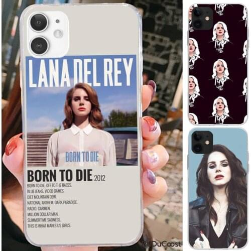 Riccu Sexy singer model Lana Del Rey Phone Case For iPhone 7 8 Plus X XS Max XR Coque Case For iphone 5s SE 2020 6 6s 11Pro 12