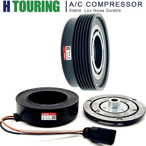 SD7V16 Car AC Compressor Clutch for Audi TT Quatro/VW Jetta Golf Beetle CL77554 1J0820803B 1J0820803F 7M3820803 1J0820803L 78545