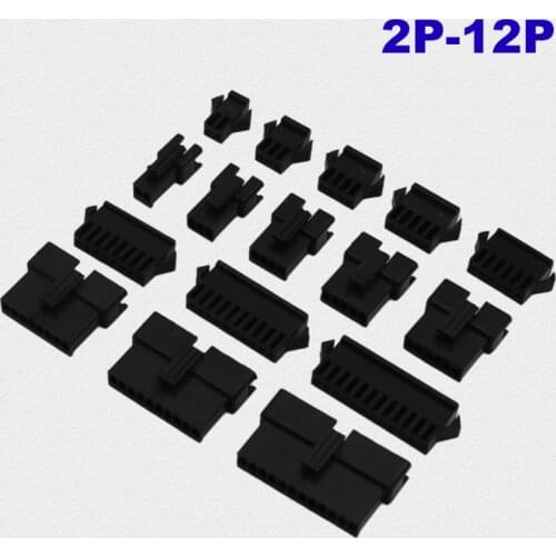 JST SM Connector Plug Pitch 2.54MM Female and Male Housing + Terminals SM-2P SM-2R JST SM2.54 2/3/4/5/6/7/8 P Pin