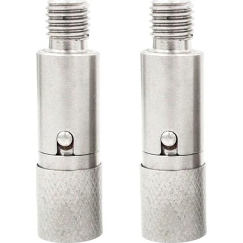 2Pcs Metal Fishing Alarm Quick Release Connector Adapter Carp Fishing Rod Bite Carp Fishing Alert Warning Tackle