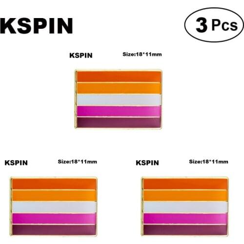 Sun Set Pride Badge Lapel Pin Brooches Pins Flag badge Brooch Badges