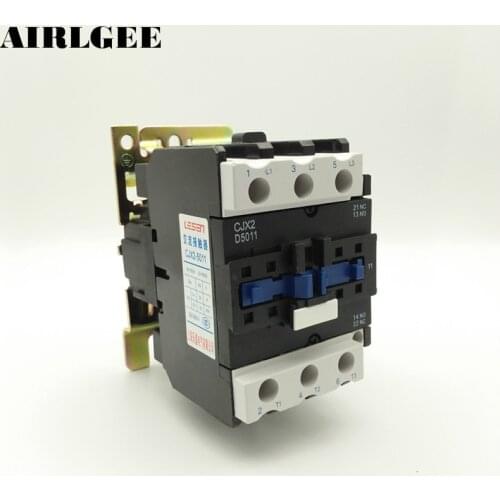 Ui 660V Ith 80A 3 Poles 1 NO 1 NC 380V Coil AC Contactor CJX2-5011