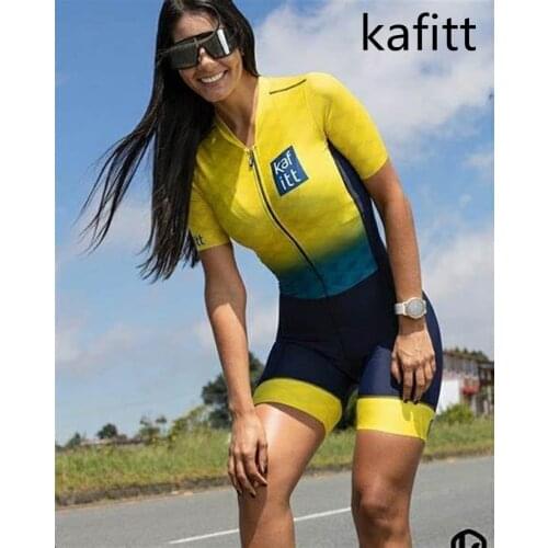 Cycling Little Triathlon Suit Womens Cycling Clothing 2021 Female Summer Short Jumpsuit Set Cyclist Outfit Swimming Uniform