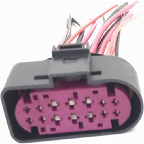 14 Pin 10Pin 1J0973737 1J0973837 1.5mm 3.5mm 10 pin 1J0973835 Waterproof Auto Connector Lamp Light Socket For Audi BMW VW