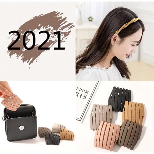 New Fashion Folding stretch and changeable frosted headband hair accessories for Women Girl Accessories Headwear