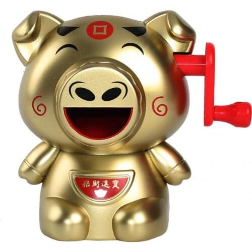 Gold Cow Shape Sunflower Egusi Peeling Machine Hand Shake Sheller Cracker Gadget