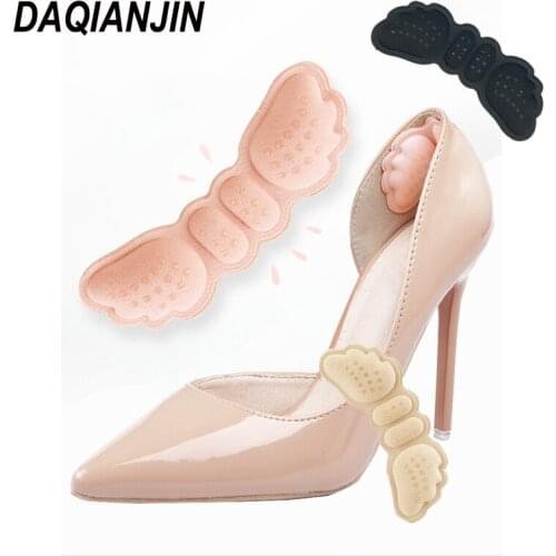 1 Pair Heel Protective Sticker Women High Heels Shoes Anti Wear Pain Relief Pad Foot Care Adjust Size Liner Grips Insole Patch