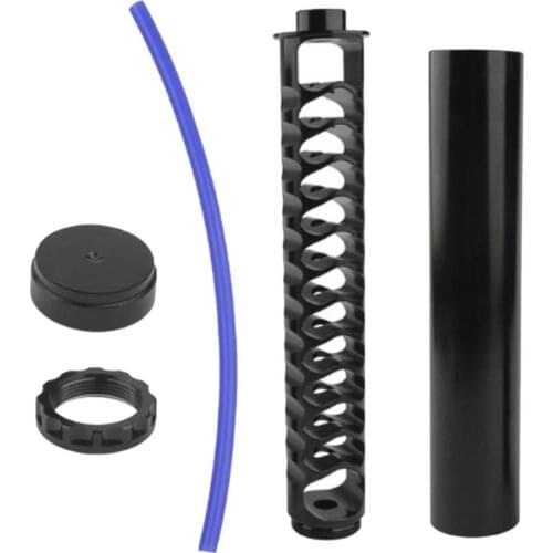 10in 1/2''-28 Fuel Filter with Tube and End Caps for NAPA 4003 WIX 24003 Black