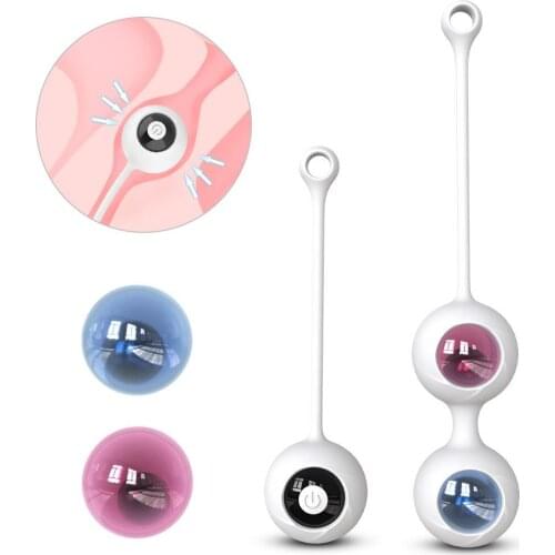 2 in 1 Bullet Vibrator and Kegel Balls for Tightening Exercises Sex Toys Vibrating Eggs Love Balls for Women Couple Smart Ball