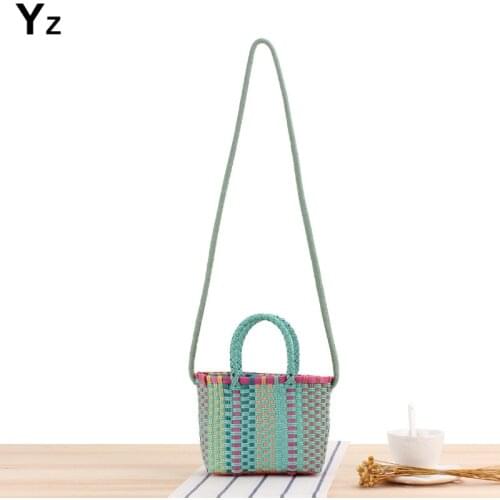 Aaby 2021 New Plastic Bag For Women Handbags For Vacation Fashion Beach Bag