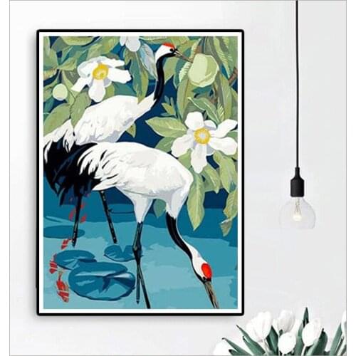 Old Street Home Diamond Painting Parrot Farmhouse Home Decor Embroidery Bird Mosaic Animal Handmade Gift