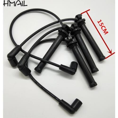 Free shipping 15cm Ignition wires for Chery tiggo 5 a3 a5 481/484 voltage engine ignition line high tension cable A11-3707130HA