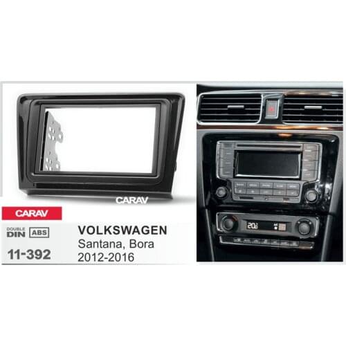 CARAV 11-392 Top Quality Radio Fascia for VOLKSWAGEN Santana, Bora 2013+ Stereo Fascia Dash CD Trim Installation Kit