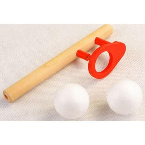 Wooden 5x ball blower classic floating ball blower game party Favors novelty loot bag filler shcool carnival give away xmas gift