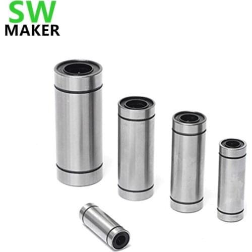 1pcs Long Linear Bearings Bushing LM6LUU LM8LUU LM8SLUU LM10LUU LM12LUU RepRap DIY CNC Motion LML8UU