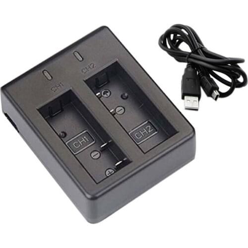 Usb Dual Charger For Eken H9 H9 Pro Sport Action Camera Fashion