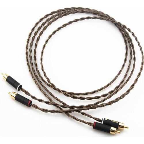 HiFi Pair Nordost ODIN 7N silver-plated RCA cable connection signal line RCA lotus audio cable