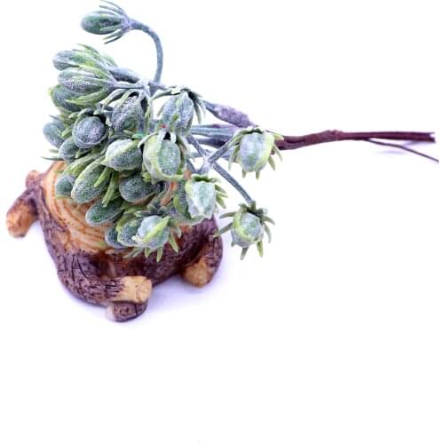 6Pcs/lot Artificial Flower Pine cone Fern Bouquet For Wedding Decorati Christmas Home Decoration DIY Garland Gift Box Scrapbook