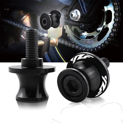 YZF Motorcycle Swingarm Spools M6 Stand Screws CNC Aluminum Motorcycle Accessories for Yamaha YZF R3 R25 R6 R1 2013-2019