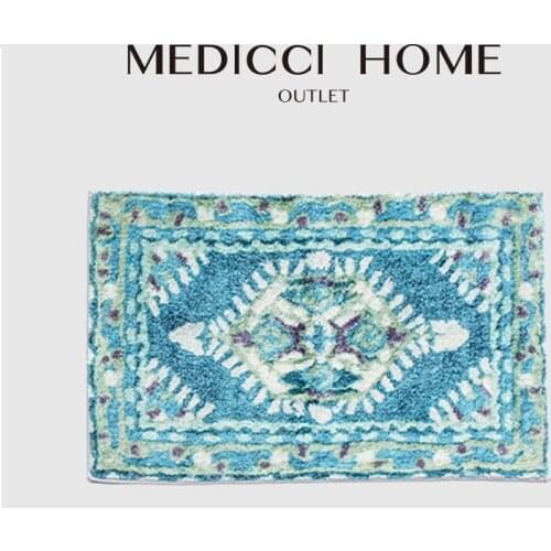 Medicci Home Tuffed Carpet Throw Rug Shag Accent Rugs Geometric Hand Woven For Living Room Bedroom Bathroom Kitchen Laundry Dorm