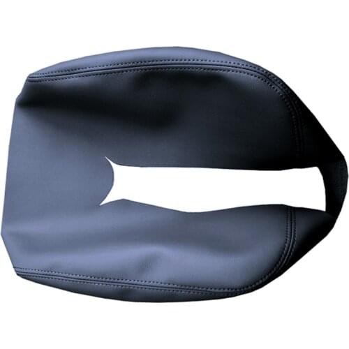 Auto Console Lid Armrest Cover Armrest Cover Microfiber Leather Cover for GMC Sierra 1500 2500 3500 SLT SLE 2007-2014 QW