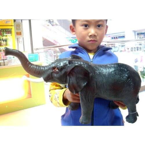 Soft Simulation Animals 52cm Elephants Action Figures Animals World Model Kids Toy Gift for Kids Education Toy Gifts