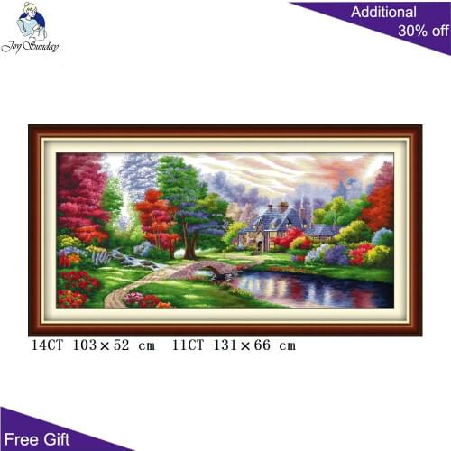 Your Gift Ambilight Needlepoints F093 14CT 11CT Counted and Stamped Home Decor The Ambilight Embroidery Cross Stitch Kits