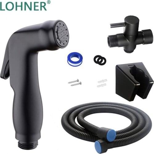 Self Cleaning Handheld Toilet Bidet Sprayer Set Kit Stainless Steel Hand Bidet Faucet For Bathroom Hand Sprayer Shower Head