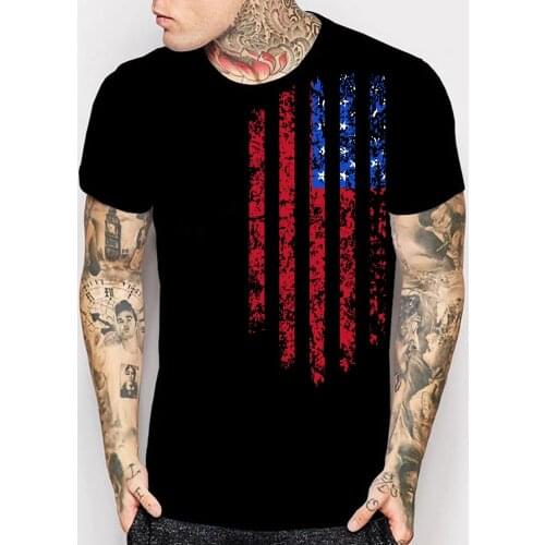 UNITED STATES VINTAGE FLAG NEW MENS BLACK T-SHIRTS MENS USA SIZE T SHIRT CUSTOM YOUR COUNTRY FLAG TOPS