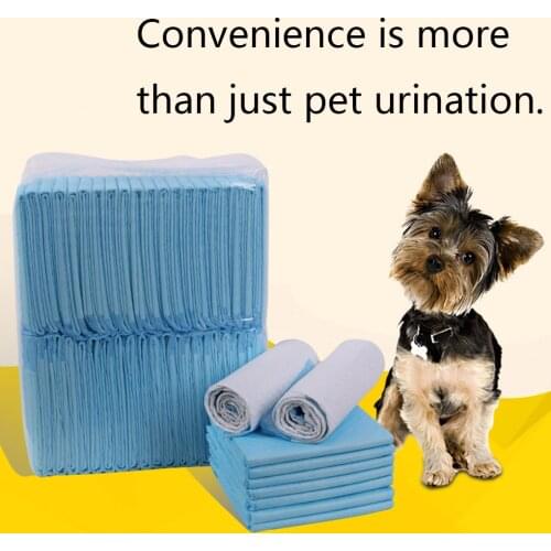 Disposable Pet Diaper Pee Training Pad Household Underpads Pet Nappy Cotton Cloth 20/50/100 Sheet Pet Diaper Pet Cleaning Tool