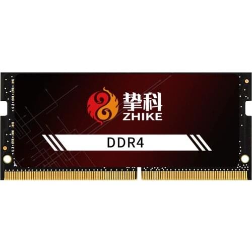 ZHIKE RAM Memory SO DIMM 260pin DDR4 4GB 8GB 16GB 32GB 2133MHz 2400MHz 2666MHz 3200MHz for Laptop Notebook Memory