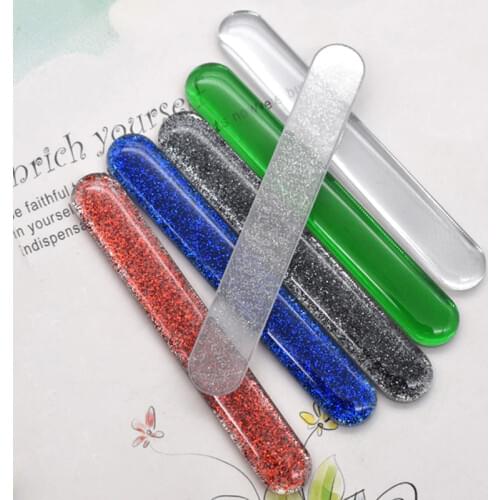 11 Color Nail file Nail Polished File Nano Glass Cleanable Shiny Grinding Buffer Manicure Nail Art Tool