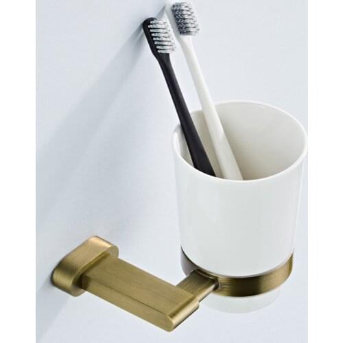 Mouthwash Cup Cup Holder Toothbrush Single Cup Holder Wall-mounted Bathroom Accessories Bathroom Hardware Accessories