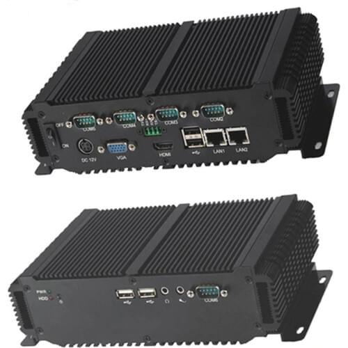 Rugged Design mini pc with 64G SSD 4Gb ram Windows 10 Operating System embedded industrial computer