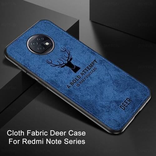 Shockproof Fabric Cases For Xiaomi redmi note 9T Classic Cloth Matte Skin Soft Back Cover For Xiaomi xiomi redmi note 8t pro